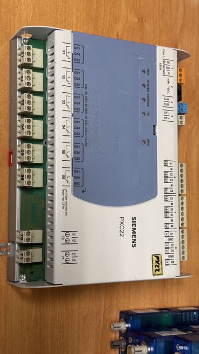 Siemens pxm20 pxc22 automatizare cladire w&t rs232 fibra optica