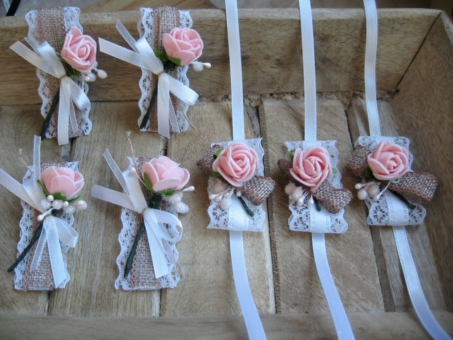 Шаферски гривни, Бутониери за сватба