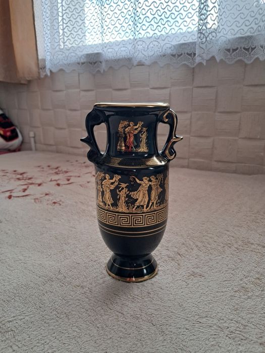 Ваза Гръцка с 24к злато