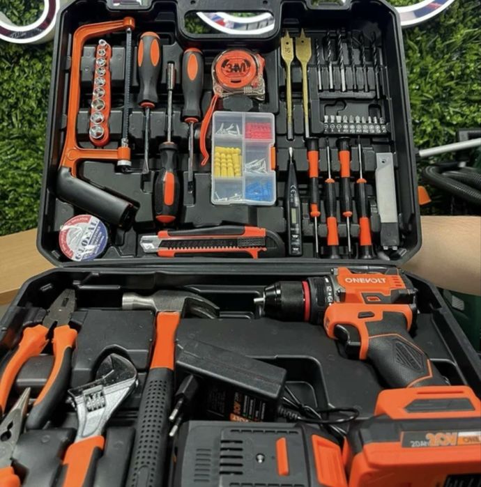 Инструмент шуруповерт набор drel shrup to'plam remont super chegirma