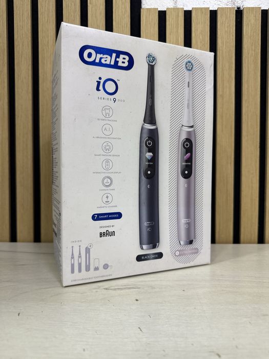 Periute de dinti Oral-B iO Series 9 Duo Black Onyx, Rose sigilate !
