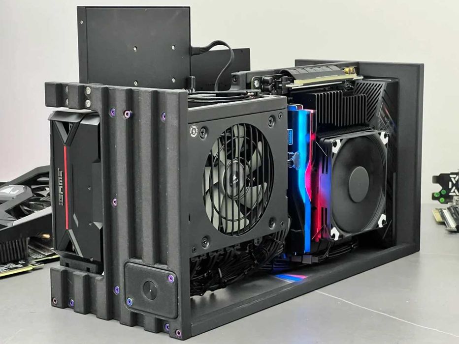 Carcasa Open Rack A4 (Printat 3D)