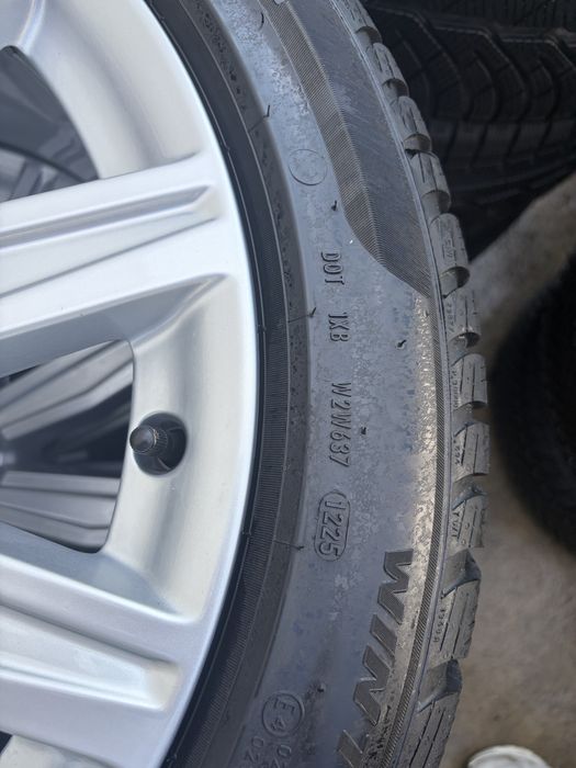 Jante originale Audi A6 C8 pe 19” echipate cu anvelope de iarna Pirelli Dot 1225