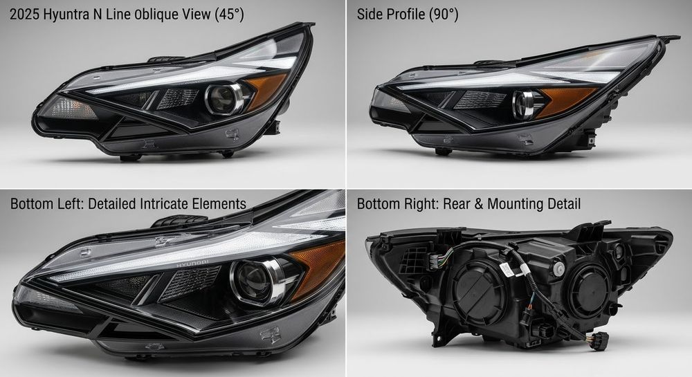 Оргинальная Фара Hyundai Elantra