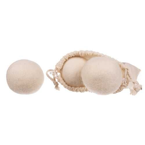 Вълнени топки за сушилня 6 броя в комплект заедно с чанта бързо сушене