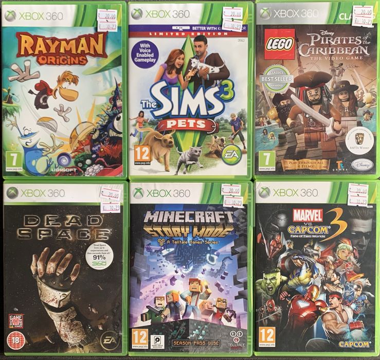 Xbox 360 игри, Xbox 360 Rayman, sims