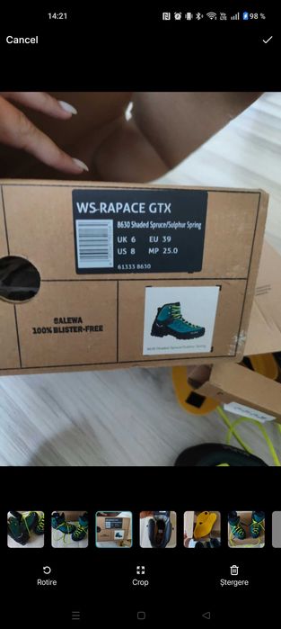 Bocanci trekking dama Salewa Rapace GTX