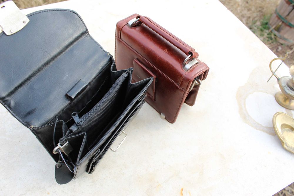 Мъжка кожена чантичка