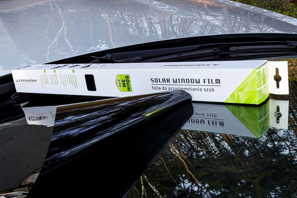 Folie geam auto, Carmotion, 50 x 300 cm, Negru