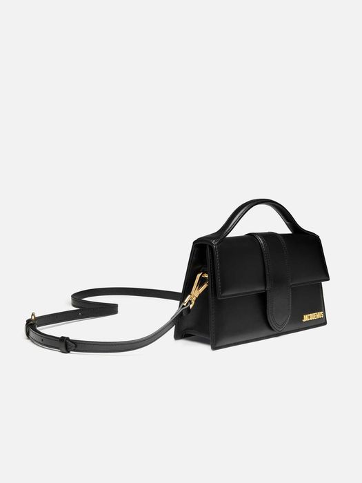 Оригинална кожена чанта Jacquemus Le Grand Bambino