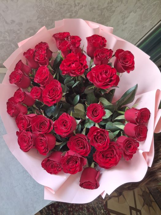 Цветы роза 36 штук