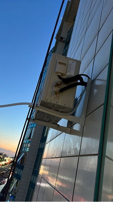 установка кондиционера 1 -2 этап