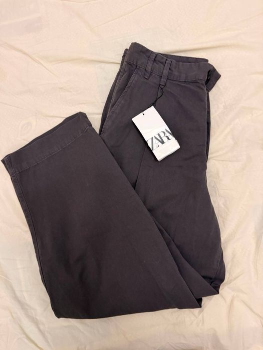 Темно-серые брюки Zara