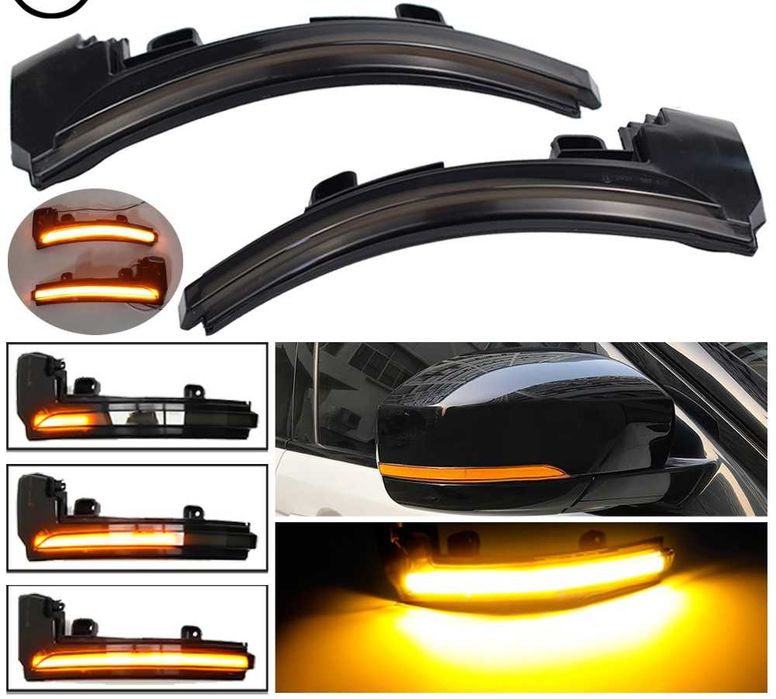 Динамични бягащи мигачи за огледалата за Land Rover Discovery Range