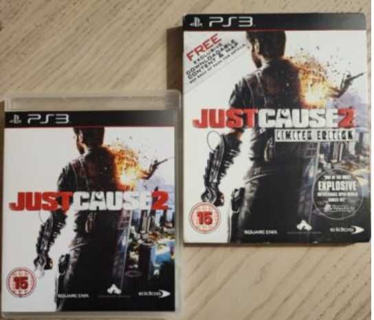 Just Cause 2 Limited Paper Sleeve edtion Poster PS3 Playstation 3 ПС3