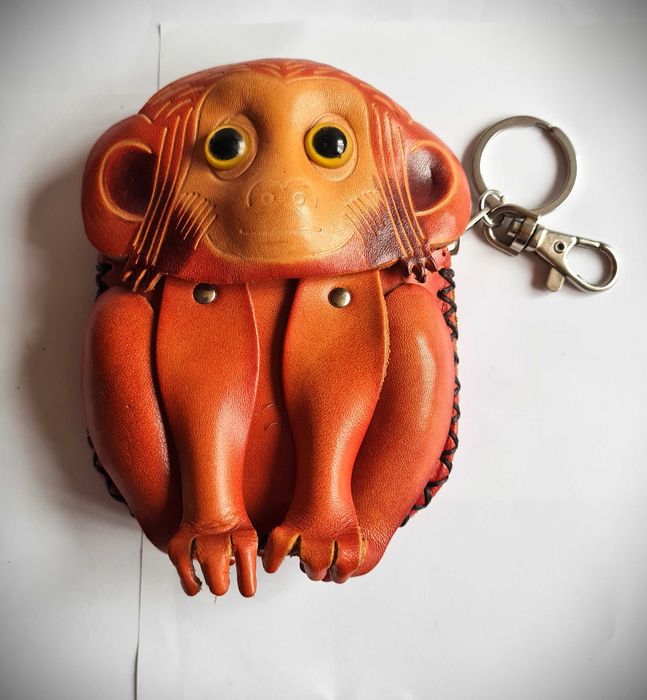 Portofel din piele - MAIMUȚĂ