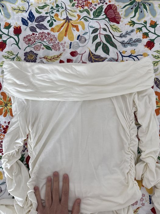 Бяла елегантна блуза RAERE by Lorena Rae, размер S