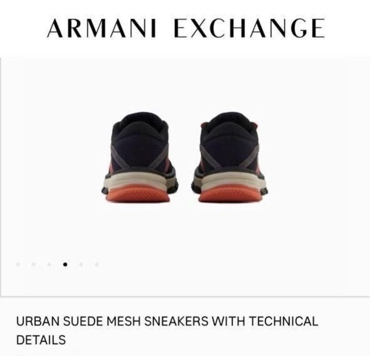 Оригинал Armani Exchange мужские кроссовки