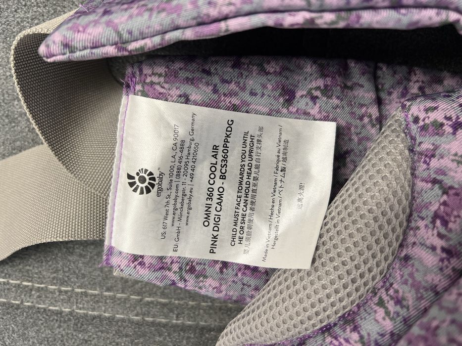 Marsupiu pentru bebelusi Ergobaby OMNI 360 Cool Air Mesh