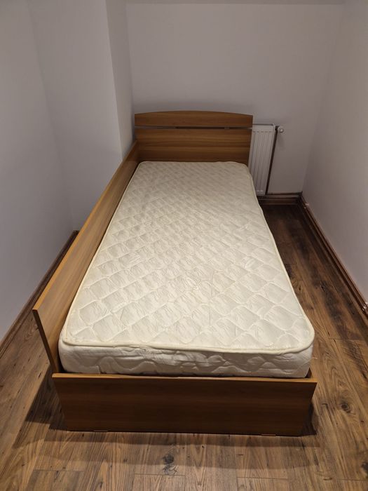 Pat pentru o persoana cu saltea Lems