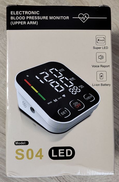Tensiometru digital de braț reîncărcabil ecran LED iluminat NOU
