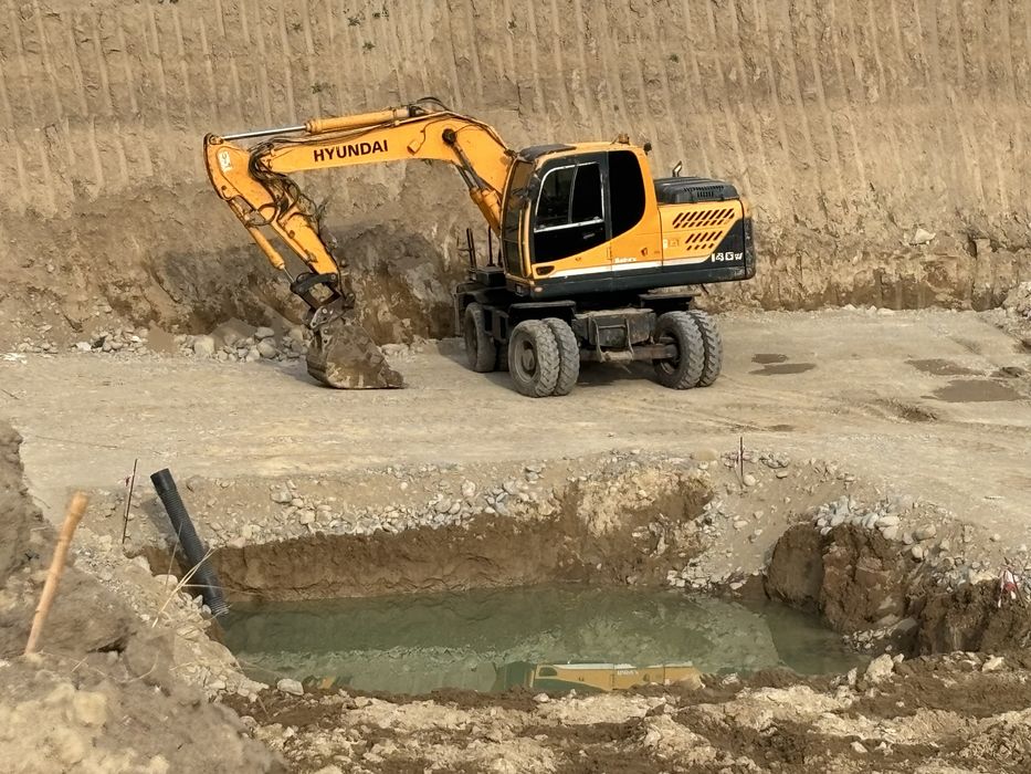 Услуги аренды экскаватора