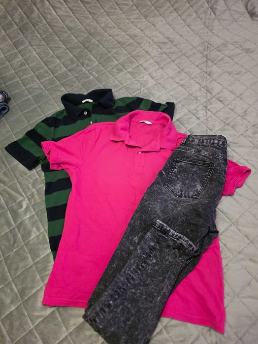 Мъжки Лот, две тениски, дънки