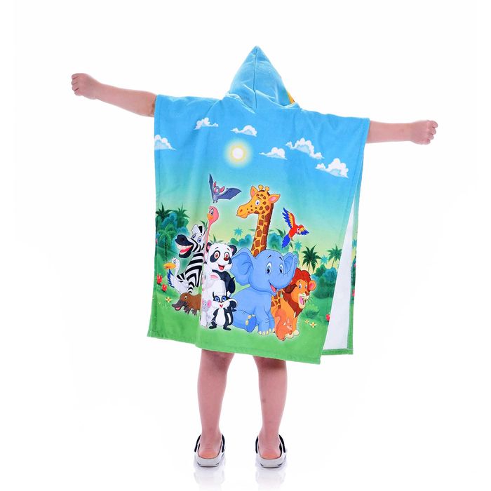 Детски хавлии за плаж и баня със забавни щампи 5 варианта