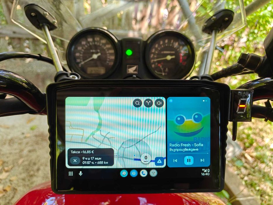 Honda CBF 500 | Реални 27к км | ТОП състояние, Android Auto, LED