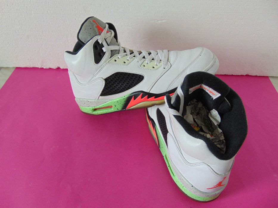 Air Jordan 5 Retro Poison Green Pro Stars номер 44 Оригинални  кецове