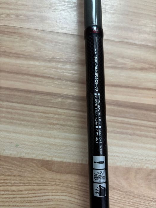 Lanseta Daiwa Ninja X Feeder 3.90m, 220g, 3+3seg