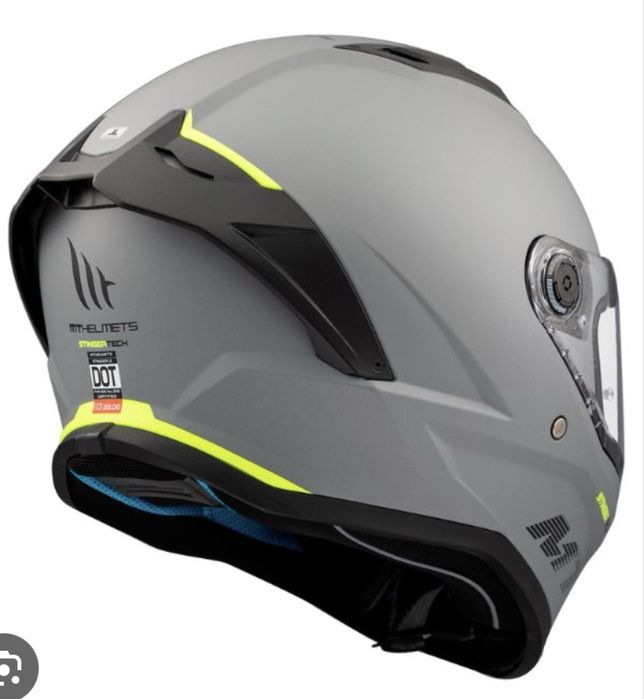 Каска MT stinger  2 solid a12 gloss grey