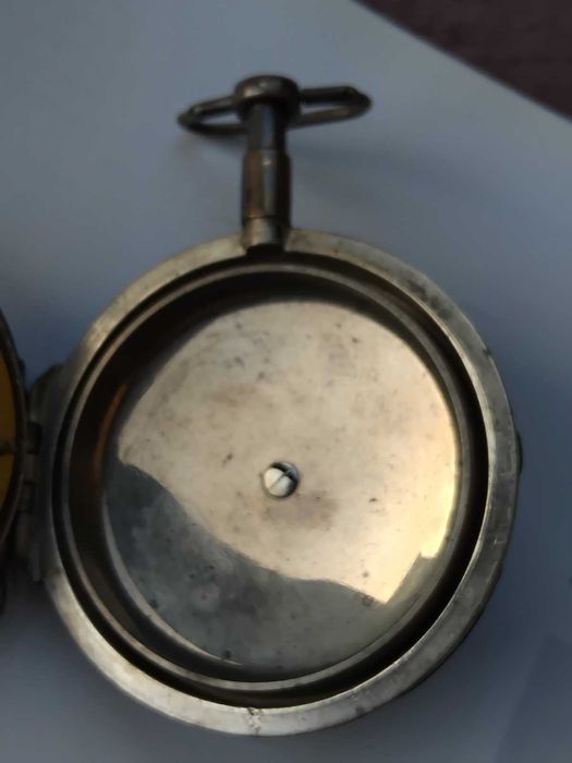 На търг от 1 EUR!  Джобен часовник с будилник, швейцария 1780 г.