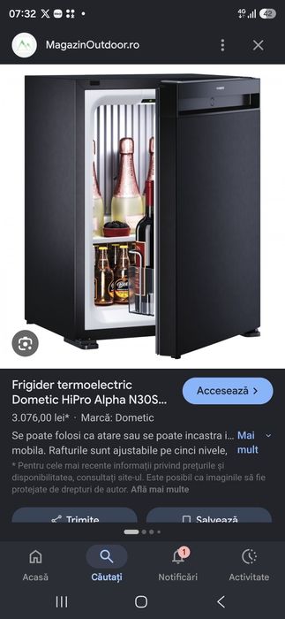 Vând Minibar Snaksuri ,Băuturi Dometic