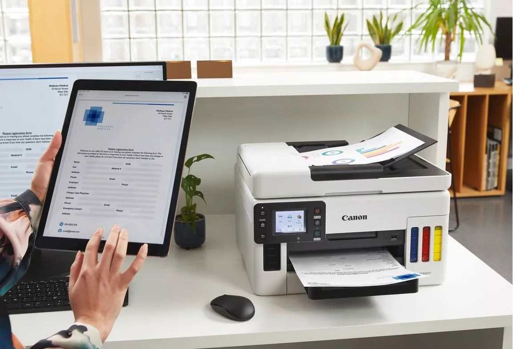 НОВЫЙ!!! Цветной МФУ Canon MAXIFY GX6040 (перечислением)