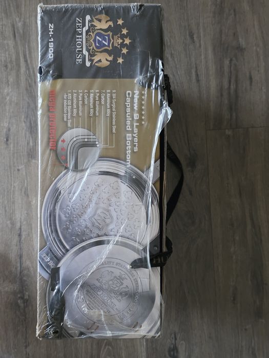 Set vase inox Zep House Infinity NH-1900, 17 piese, inducție, nou sigilat
