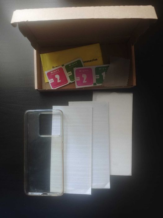 3 folii XIAOMI 13T & husa originala transparenta