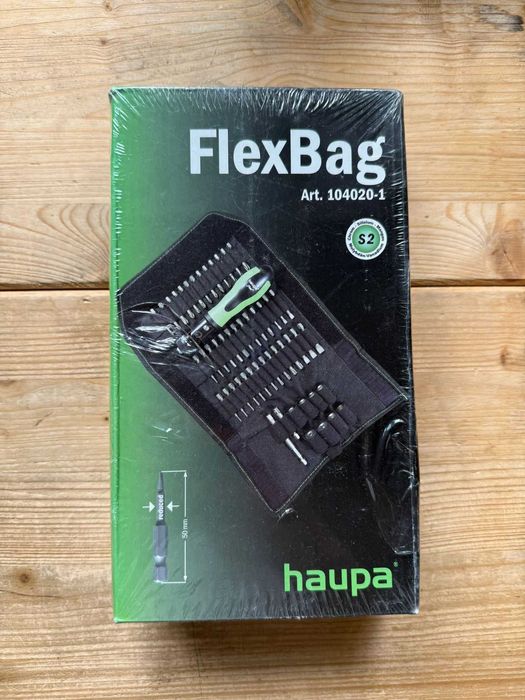 Trusa Haupa FlexBag surubelnita, tubulare si biti, 51 piese