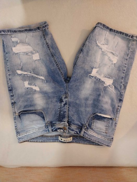 мъжки къси дънкови панталони номер 36