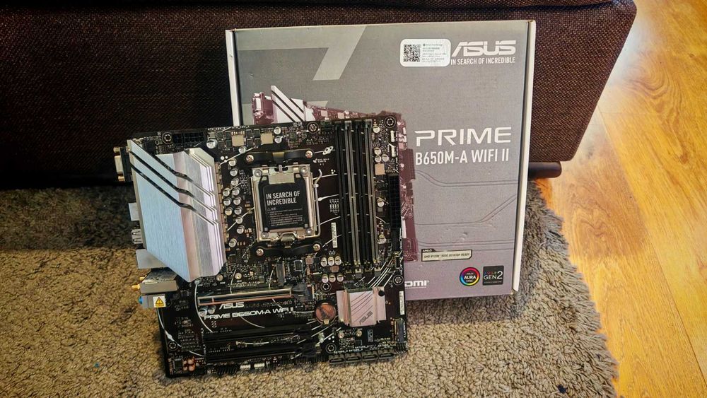 ASUS Prime B650M-A WIFI II + Ryzen 7 7800X3D + 2x8GB  DDR5