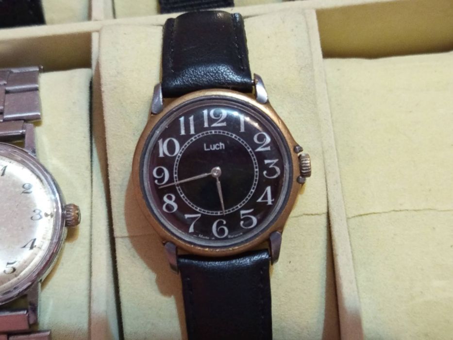 Ceas mecanic Luch,Made în Belarus, diametru 35 mm,15 rubine