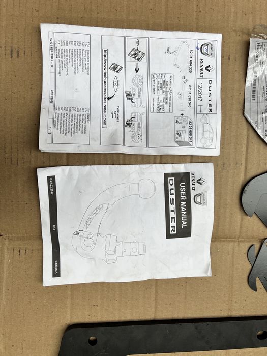 Vand nuca carlig/cui remorcare Dacia Duster 2013/2017