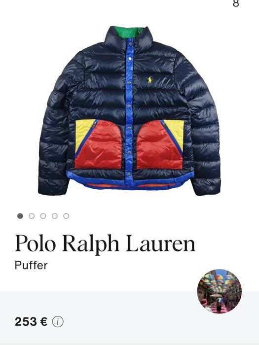 Geacă de puf  RALPH  LAUREN, de bărbați, marimea S (merge si la M)