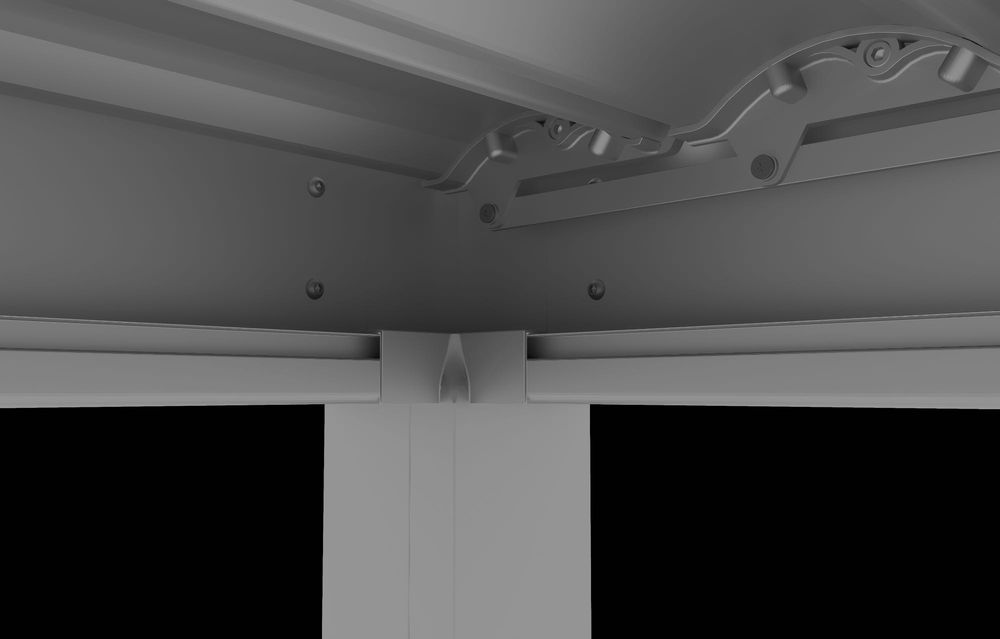 Стоманена биоклиматична пергола ПАЛЕРМО 3х3 м, 9 кв м