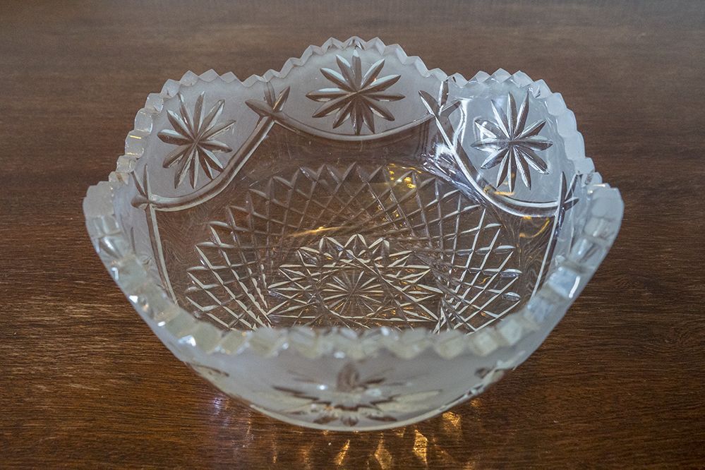 Хрустальный салатник