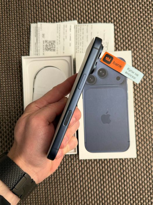 НОВ! *ЛИЗИНГ* iPhone 17 Pro 256Gb Deep Blue 24М ГАРАНЦИЯ