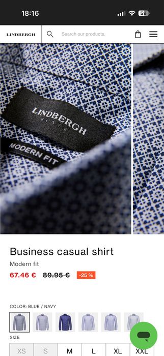 Cămașă bărbați Lindbergh