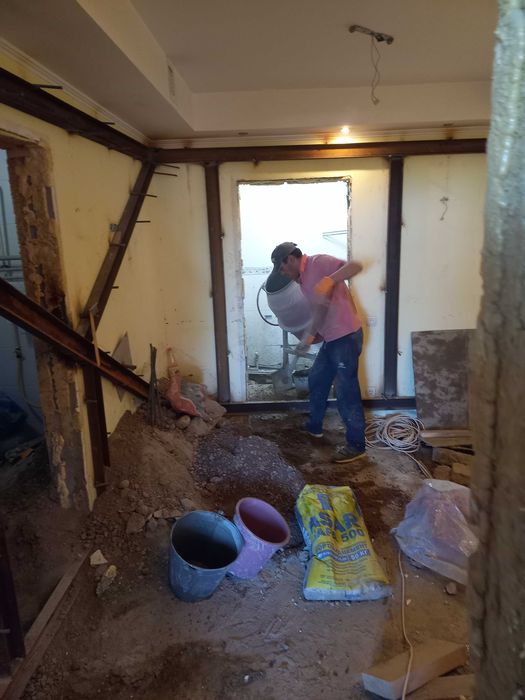 Инъектирование фундамента. Подъем. . Усиление.