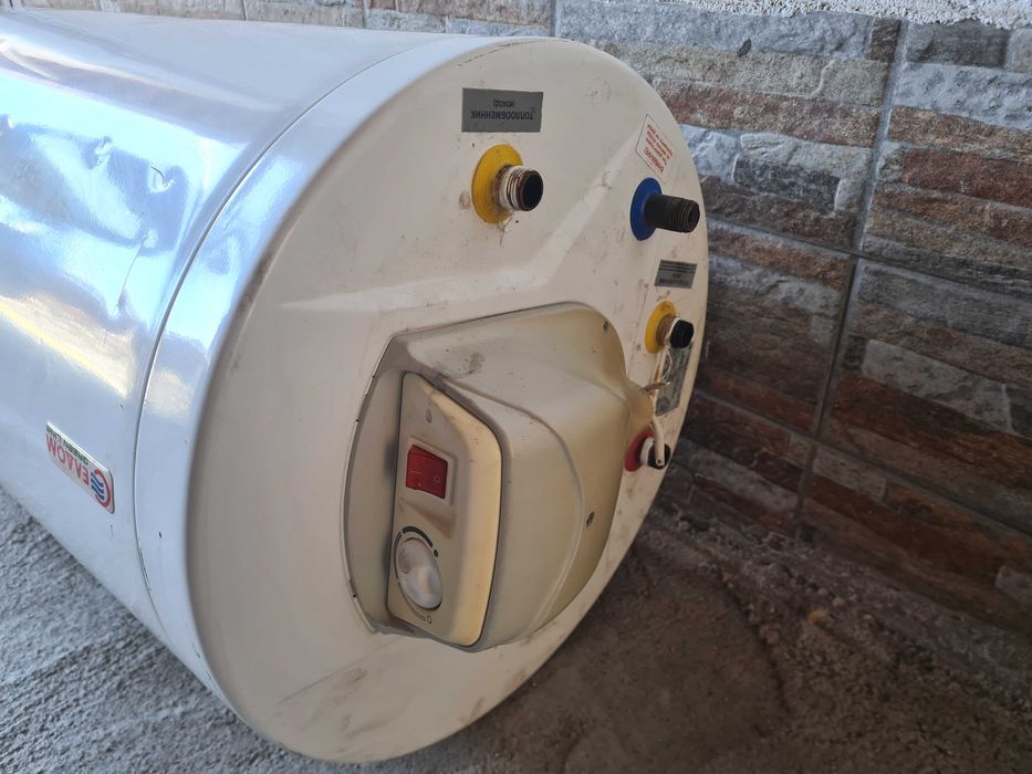 Бойлер ЕЛДОМ 120л. със серпентина, хоризонтален монтаж