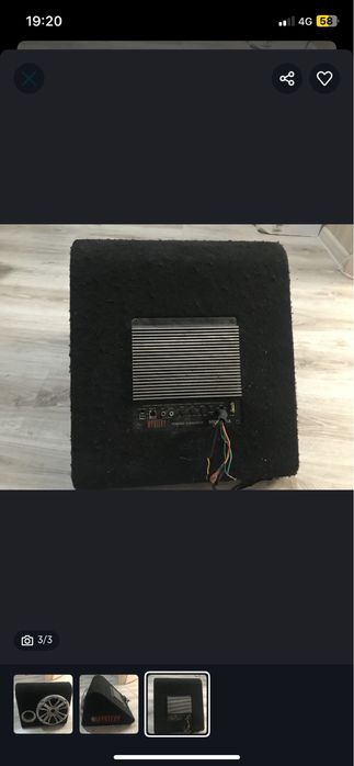 Сабвуфер в хорошем состоянии